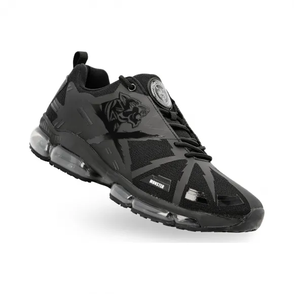 普兰/Plein Sport 黑色 男士 跑步鞋 F19S-MSC2240-STE003N_02