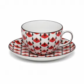 普拉达/Prada 瓷质卡布奇诺咖啡杯套装 10Z003-2BRK-F02CY