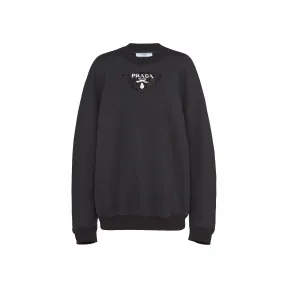 普拉达/Prada 棉绒圆领卫衣 134627-1YSE-F0806-S-211