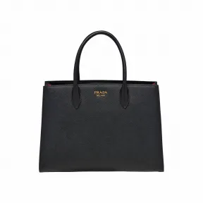普拉达/Prada Saffiano 皮革手提包 1BA153-2ERX-F0D9A