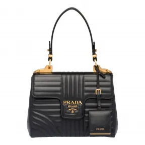 普拉达/Prada Prada Diagramme 皮革手提包 1BA196-2D91-F0K3P