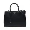 普拉达/Prada  黑色 牛皮 手提包 1BA274-NZV-F0632