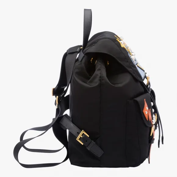 普拉达/Prada 黑色+ASTRALE  背包 1BZ811 ELT F0KKT