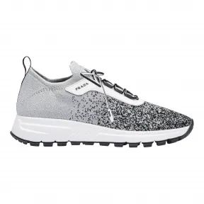 普拉达/Prada 银色/黑色  运动鞋 1E246L 3KSQ F0Q07