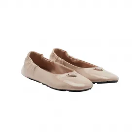 普拉达/Prada 漆皮芭蕾平底鞋 1F816M-H27-F0236-F-005