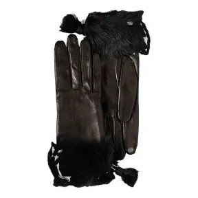 普拉达/Prada 黑色 女士 手套 1GG060 QKK F0002