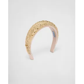 普拉达/Prada 仿水晶缎面发箍 1IH019-2D0H-F0522