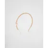 普拉达/Prada 装饰元素黄铜发箍 1IH048-2CK4-F03CR