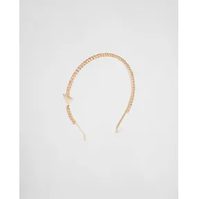 普拉达/Prada 装饰元素黄铜发箍 1IH048-2CK4-F03CR