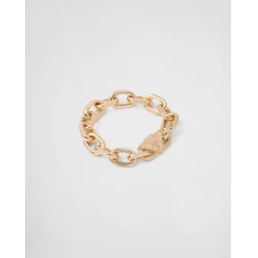 普拉达/Prada Eternal Gold 黄K金手链 1JB405-2FKN-F0056