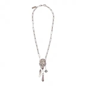 普拉达/Prada 萤石色/银色  项链 1JC294 2BLC F0WNF