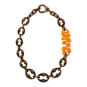 普拉达/Prada 徽标装饰树脂玻璃项链 1JC394-2CD0-F0XSY