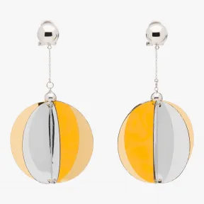 普拉达/Prada 钢色+金色  耳饰 1JO076 2ETH F0RLQ