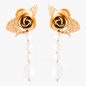 普拉达/Prada 青铜色+珍珠色  耳饰 1JO145 2BEZ F0UGV