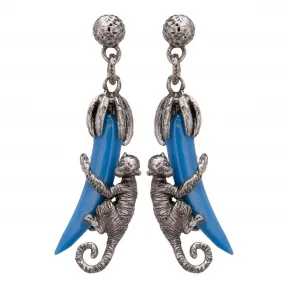 普拉达/Prada 浅蓝色  耳饰 1JO266 2BZB F0013