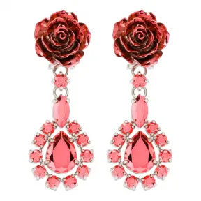 普拉达/Prada 牡丹粉  耳饰 1JO344 2B5B F0505