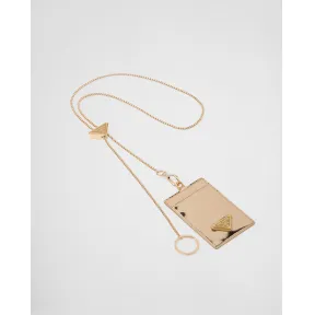 普拉达/Prada 亮面皮革证章夹 1MC080-2CLE-F0522