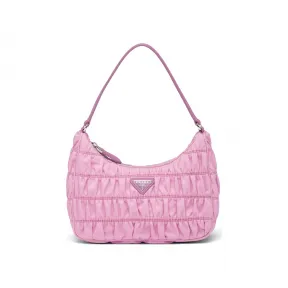 普拉达/Prada 尼龙和Saffiano 皮革迷你手袋 1NE204-QR1-F0BDK