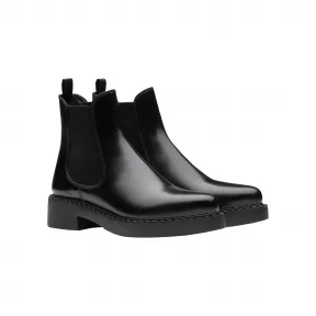 普拉达/Prada 亮面皮革短靴 1T676M-055-F0002-F-050