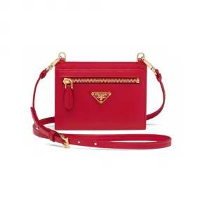 普拉达/Prada 配肩带卡片夹 1TL406-QHH-F068Z