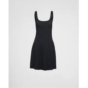 普拉达/Prada 粘胶纤维迷你连衣裙 23937-12DW-F0002
