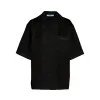 普拉达/Prada Re-Nylon再生尼龙华达呢短袖衬衫 240691-1YFL-F0002