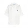 普拉达/Prada Re-Nylon再生尼龙华达呢短袖衬衫 240691-1YFL-F0009