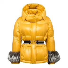 普拉达/Prada 芥末黄  羽绒服 291273 1C4G F0079