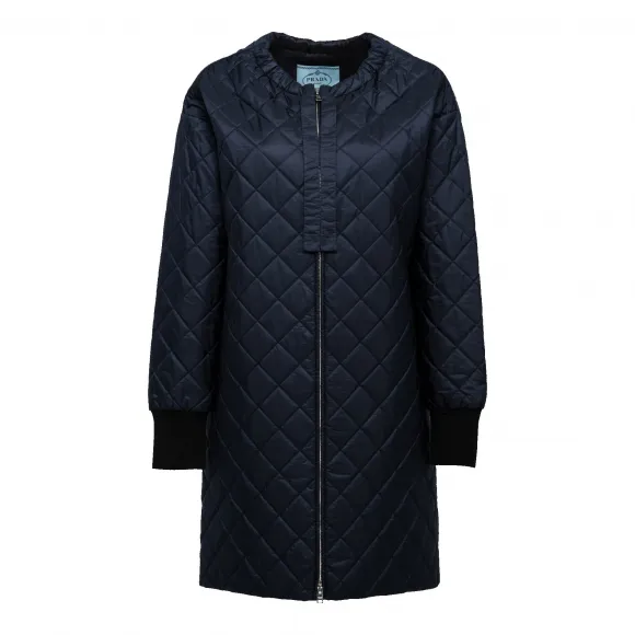 普拉达/Prada 午夜蓝  羽绒服 29C085 Q04 F0G4F