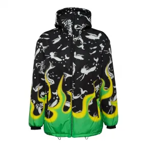 普拉达/Prada 黑色/翡翠绿  外套 29Z476 1SZQ F0E8U