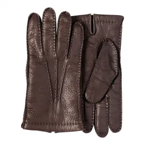 普拉达/Prada 深棕色  手套 2GG005 013 F0003