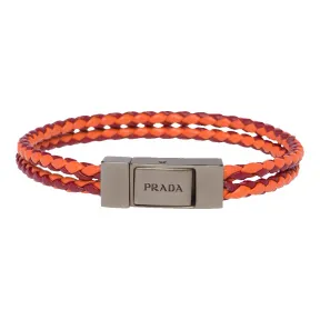 普拉达/Prada 木瓜色/樱桃色  腕带 2IB184 038 F0667