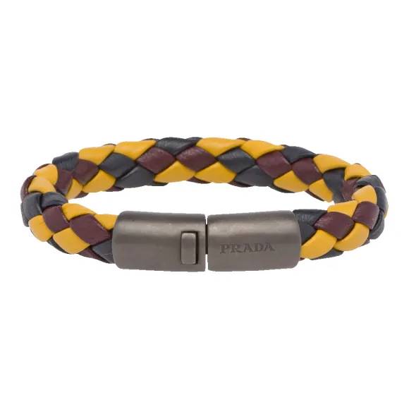 普拉达/Prada 日光黄/波罗的海蓝色/石榴红  手环 2IB210 038 F0664