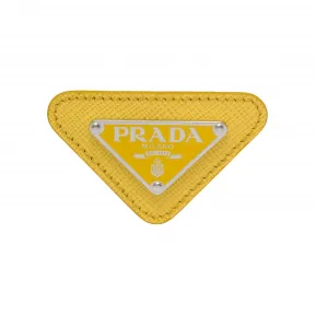 普拉达/Prada Saffiano 皮革饰边三角形徽章 2IS061-QHH-F0377