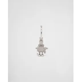 普拉达/Prada Robot Jewels 吊坠装饰单耳耳环 2JO875-2B54-F0118