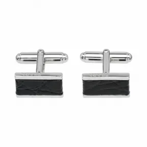 普拉达/Prada 银质鳄鱼皮袖扣 2LG970-ULC-F0002