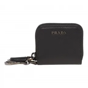 普拉达/Prada 黑色+波罗的海蓝  零钱包 2MM001 C5S F0G52