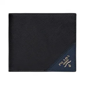 普拉达/Prada 黑色/波罗的海蓝  钱夹 2MO513 QME F0G52
