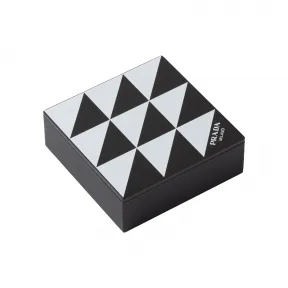 普拉达/Prada 木质和Saffiano 皮革箱盒 2QZ004-2D09-F0967