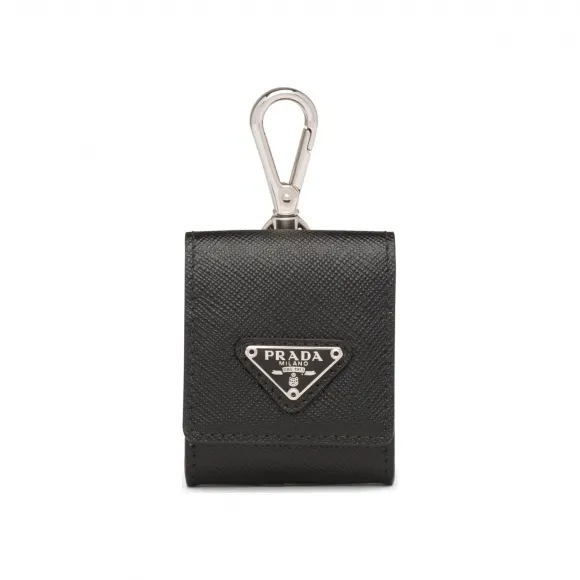 普拉达/Prada Saffiano 皮革挂饰耳机包 2TT106-2AHF-F0002