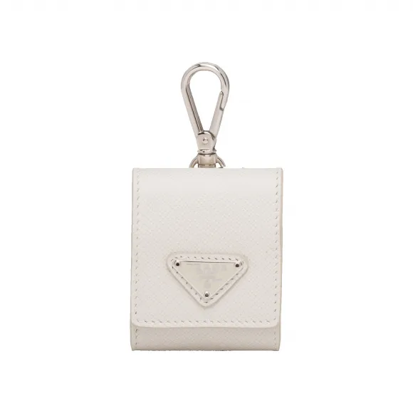 普拉达/Prada Saffiano 皮革挂饰耳机包 2TT106-2AHF-F0K74