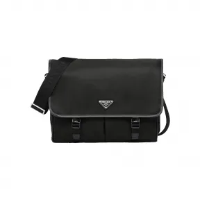 普拉达/Prada 尼龙和Saffiano 皮革邮差包 2VD793-064-F0002
