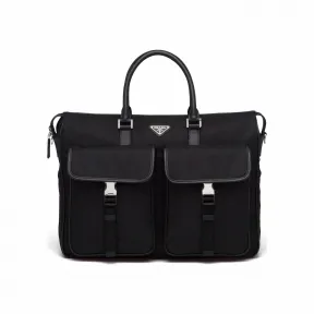 普拉达/Prada 尼龙和Saffiano 皮革公文包 2VE017-064-F0002