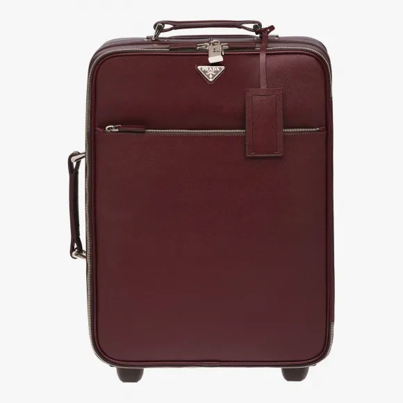 普拉达/Prada 酒红色  拉杆箱 2VQ030 9Z2 F0403