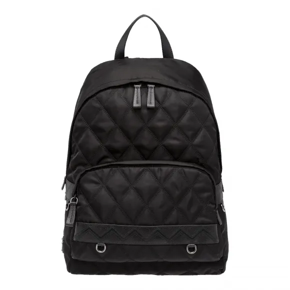 普拉达/Prada 黑色/黑色  双肩包 2VZ066 2BE6 F0806