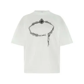 普拉达/Prada 灰色 三角形贴片流苏羊绒围巾 1FS0051YMF-F0480