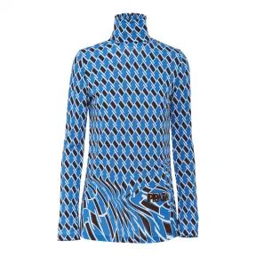 普拉达/Prada 浅紫光蓝色  上衣 39487 1S8R F0237