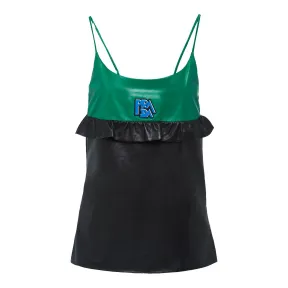 普拉达/Prada 绿色/黑色 女士 上衣 59379 327 F054U