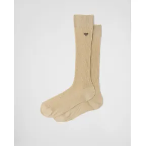 普拉达/Prada Lurex 织物短袜 66529-119G-F0522