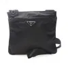 普拉达/Prada  黑色 帆布 斜跨包 BT0420-V44-F0002